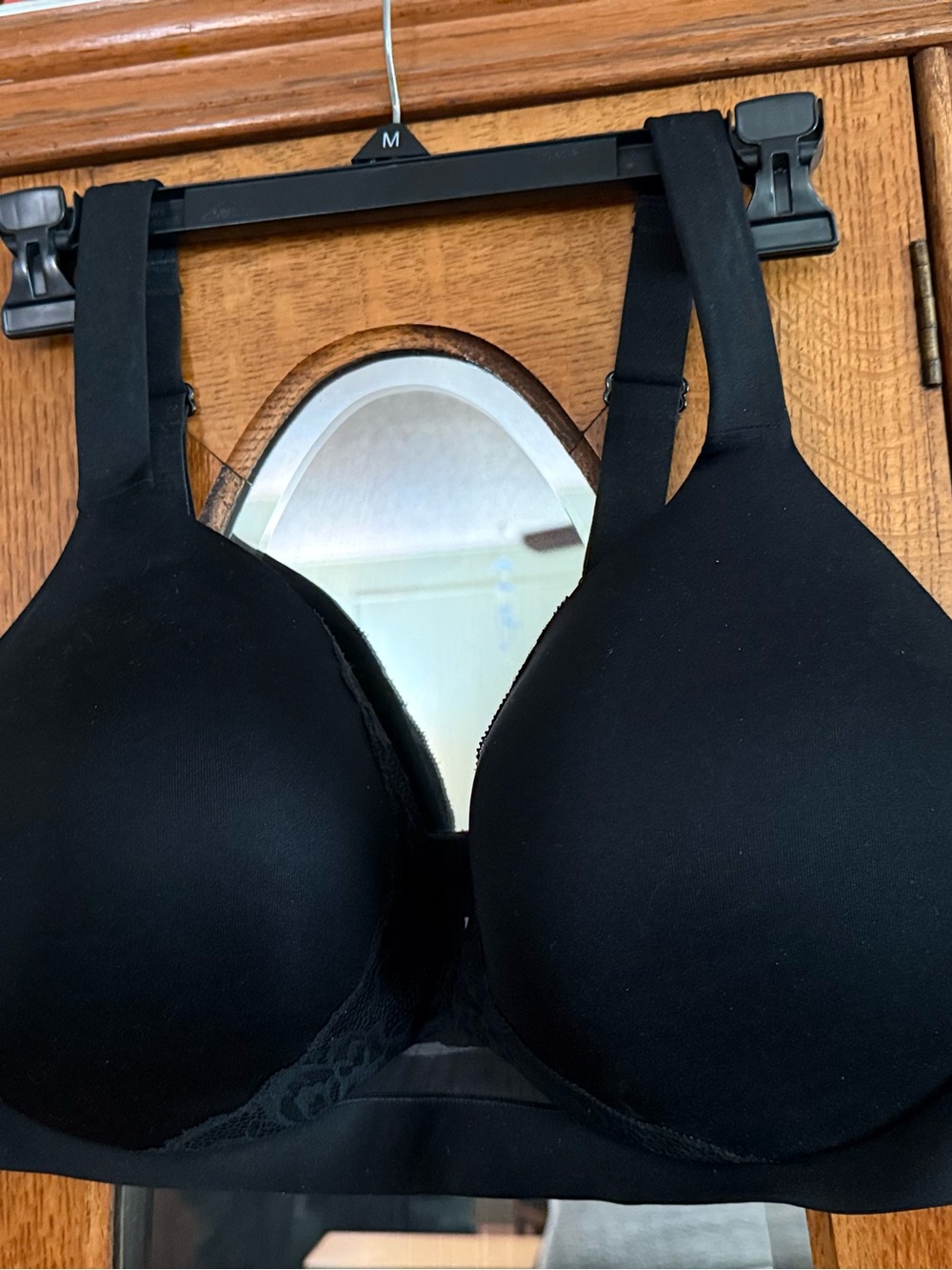 Cacique Black Comfort Lift plunge T-Shirt Bra - Women Intimates & Sleepwear